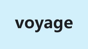 voyage是什么意思_voyage怎么读_voyage的用法_翻译_短语搭配_权威例句