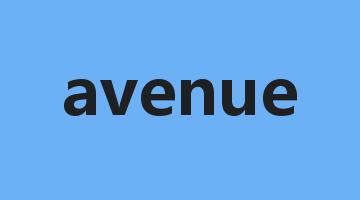 avenue