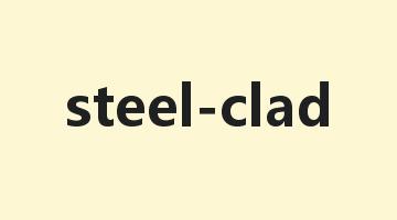 steel-clad是什么意思_steel-clad怎么读_steel-clad的用法_翻译_短语搭配_权威例句