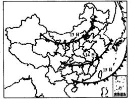 下图为我国2014年12月某时段天气形势图。读图回答18～20题。18.该天气系统强盛时：（  ）A.日...