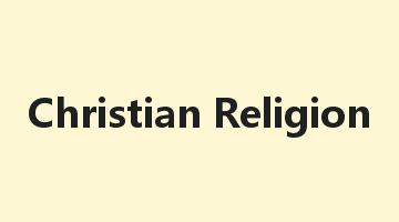 Christian Religion