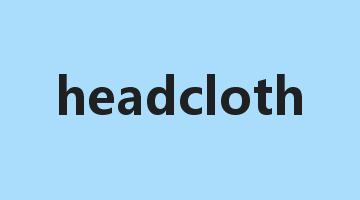 headcloth