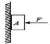 用水平方向的力F把物块A紧压在竖直墙壁上不动，当力F增大时，下列说法正确的是A．A受到的合力减小B．A在...