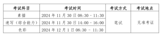 黑龙江2025艺术类专业统考考试时间 什么时候考试