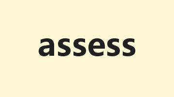 assess是什么意思_assess怎么读_assess的用法_翻译_短语搭配_权威例句