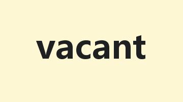 vacant