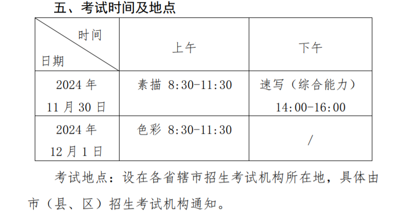 2025河南艺术类专业考试时间2025河南艺术统考/联考什么时候考试