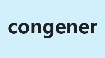 congener