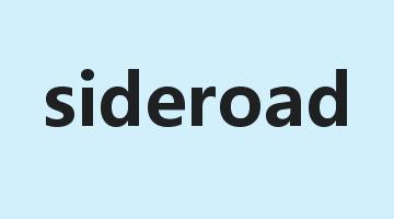 sideroad