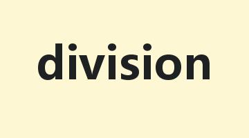 division