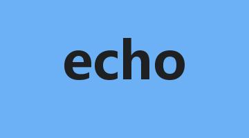 echo