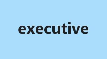 executive是什么意思_executive怎么读_executive的用法_翻译_短语搭配_权威例句