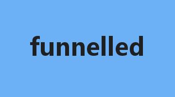 funnelled是什么意思_funnelled怎么读_funnelled的用法_翻译_短语搭配_权威例句