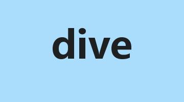 dive