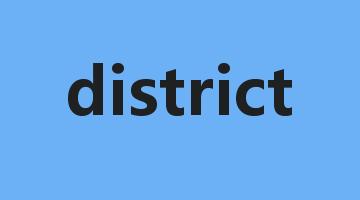 district