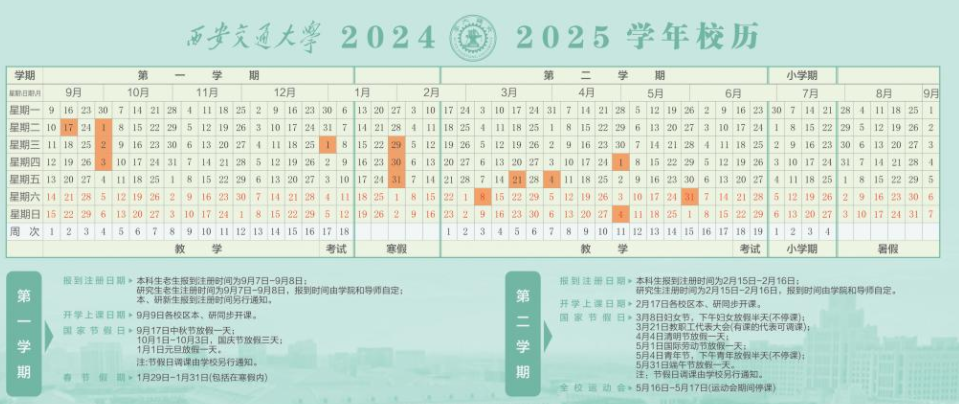 2025西安交通大学寒假放假及开学时间 一共放多少天