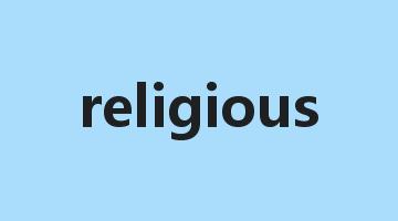 religious