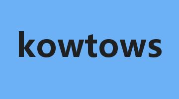 kowtows是什么意思_kowtows怎么读_kowtows的用法_翻译_短语搭配_权威例句