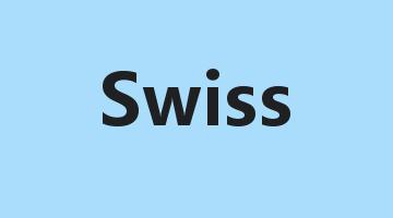 Swiss是什么意思_Swiss怎么读_Swiss的用法_翻译_短语搭配_权威例句